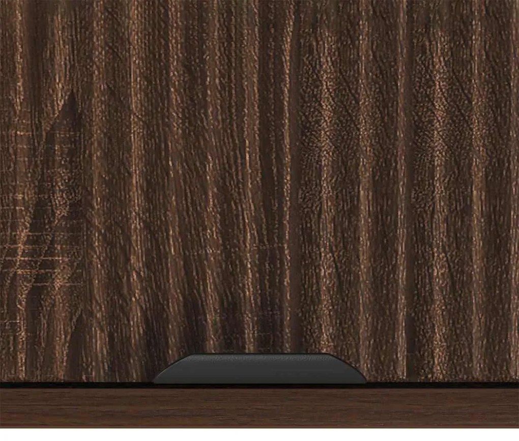 vidaXL Ντουλάπι Μπάνιου Επιτοίχιο Καφέ δρυς 39 x 23.5 x 65 εκ.