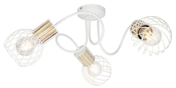 Φωτιστικό Οροφής Globo Lighting Luise 54012-3 Λευκό