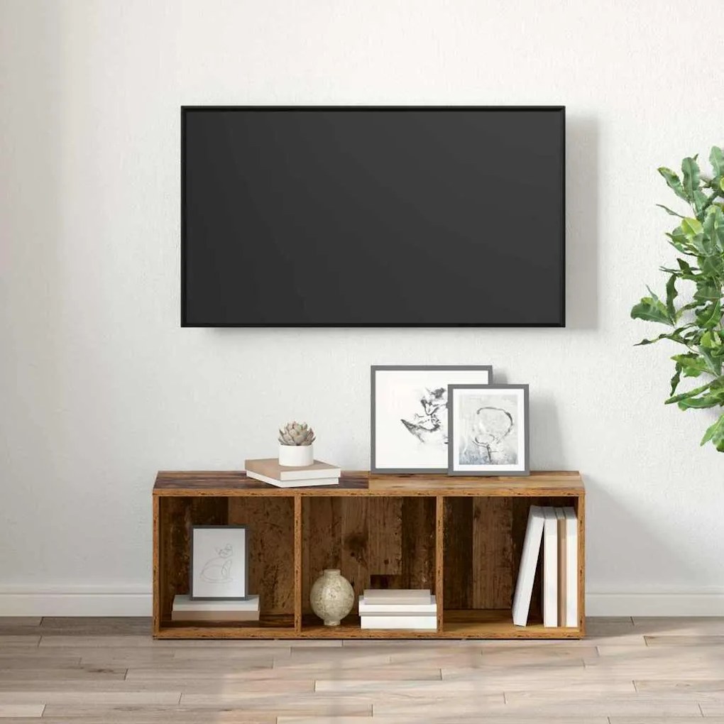 vidaXL Ντουλάπι TV Παλιό ξύλο Επεξεργασμένο ξύλο