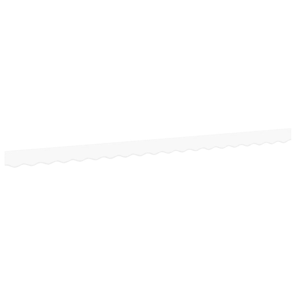vidaXL Τέντα βαλάνς  για σκελετό 4.5 μ Λευκή 4.3x0.2 μ
