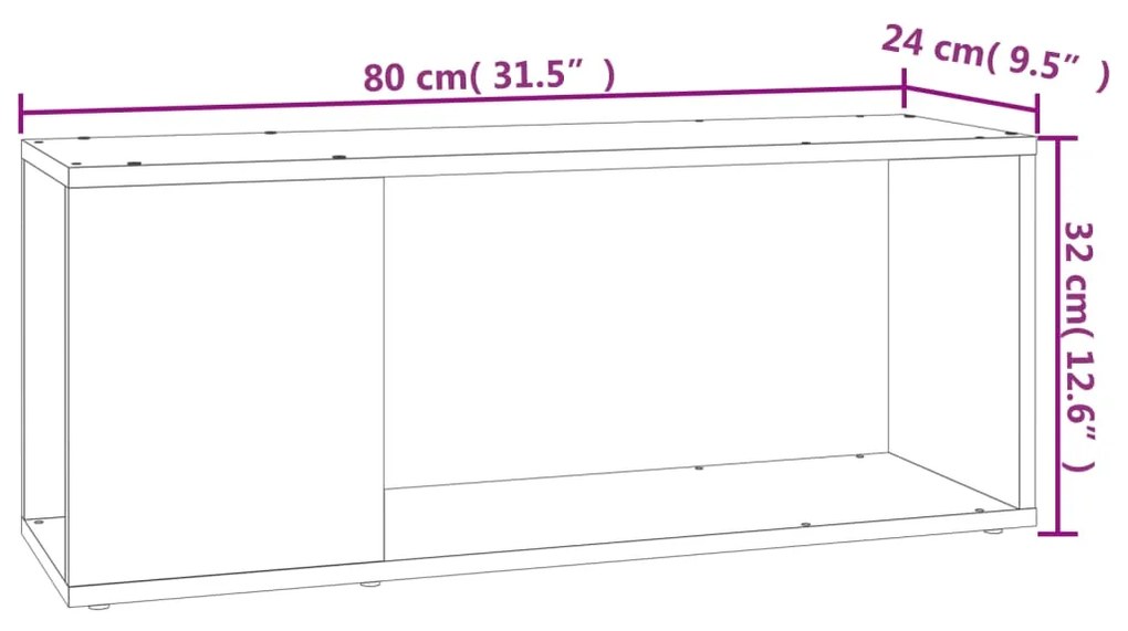 ΈΠΙΠΛΟ ΤΗΛΕΟΡΑΣΗΣ ΓΚΡΙ ΣΚΥΡΟΔΕΜΑΤΟΣ 80X24X32 ΕΚ. ΜΟΡΙΟΣΑΝΙΔΑ 809111