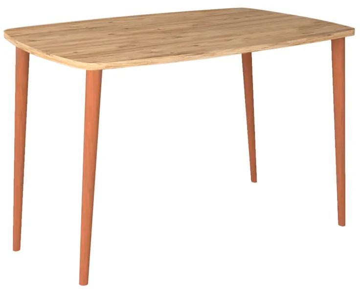 Γραφείο - τραπέζι μελαμίνης Deina Megapap χρώμα pine oak 105x60x72εκ.