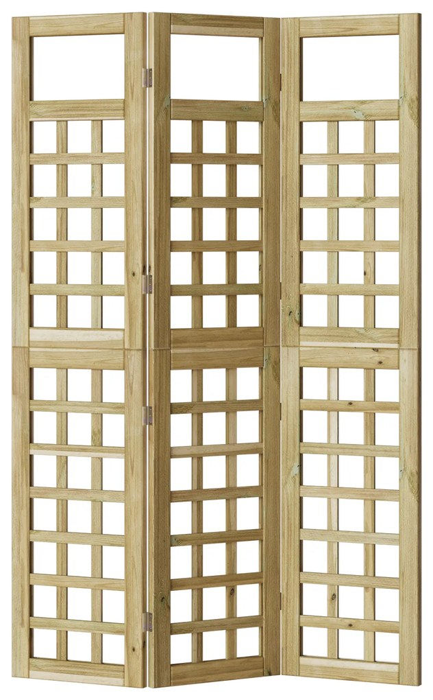 vidaXL Εξωτερική Οθόνη 120x180 cm Μασίφ Ξύλο Πεύκου