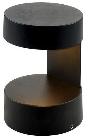 Απλίκα Φωτιστικό Τοίχου LED 9W 3000Κ Μαύρο IP54 15cm Φ10,8cm Pro 145-20248 Eurolamp-145-20248-Μαύρο 145-20248