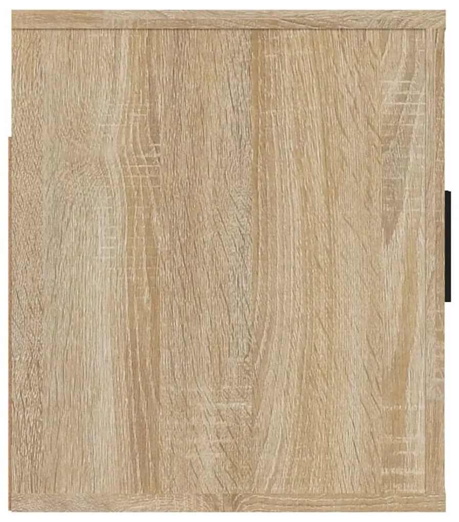 vidaXL Έπιπλο Τηλεόρασης Επιτοίχιο Sonoma Δρυς 100 x 34,5 x40  εκ.