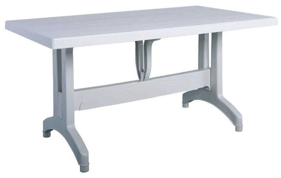 Τραπέζι Κήπου Tec Ε392,2 140x80x73cm White