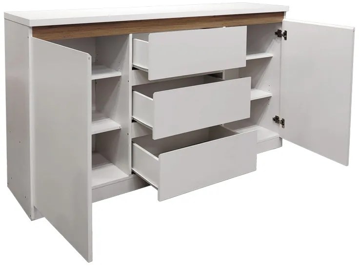 Μπουφές Chiemo pakoworld σε φυσική απόχρωση 160x40x93.6εκ
