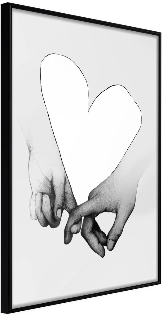 Αφίσα - Couple In Love - 40x60 - Μαύρο - Χωρίς πασπαρτού