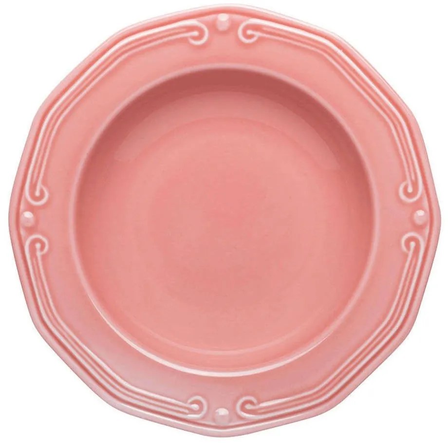 Πιάτο Βαθύ Athénée 07-13677 Φ23cm Rose Estia Porcelain