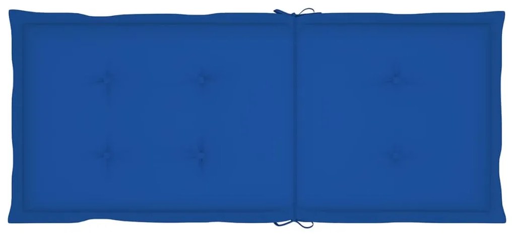 vidaXL Καρέκλες Κήπου Ανακλινόμενες 8 τεμ. Μασίφ Ξύλο Teak & Μαξιλάρια