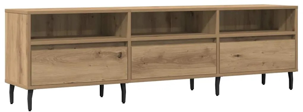 vidaXL Έπιπλο Τηλεόρασης τεχνίτης Δρυς 150x30x44,5 εκ.