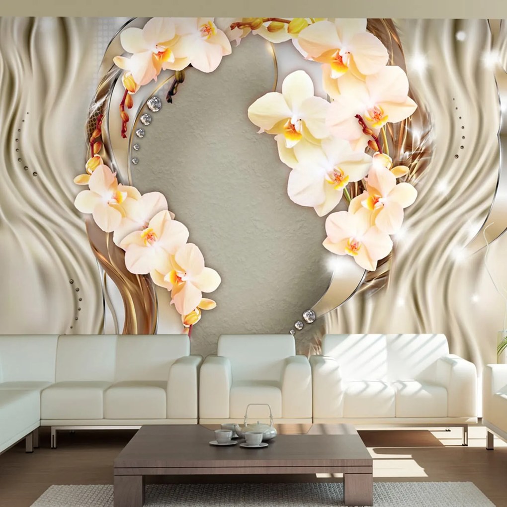 Φωτοταπετσαρία - Wreath of orchids 200x140