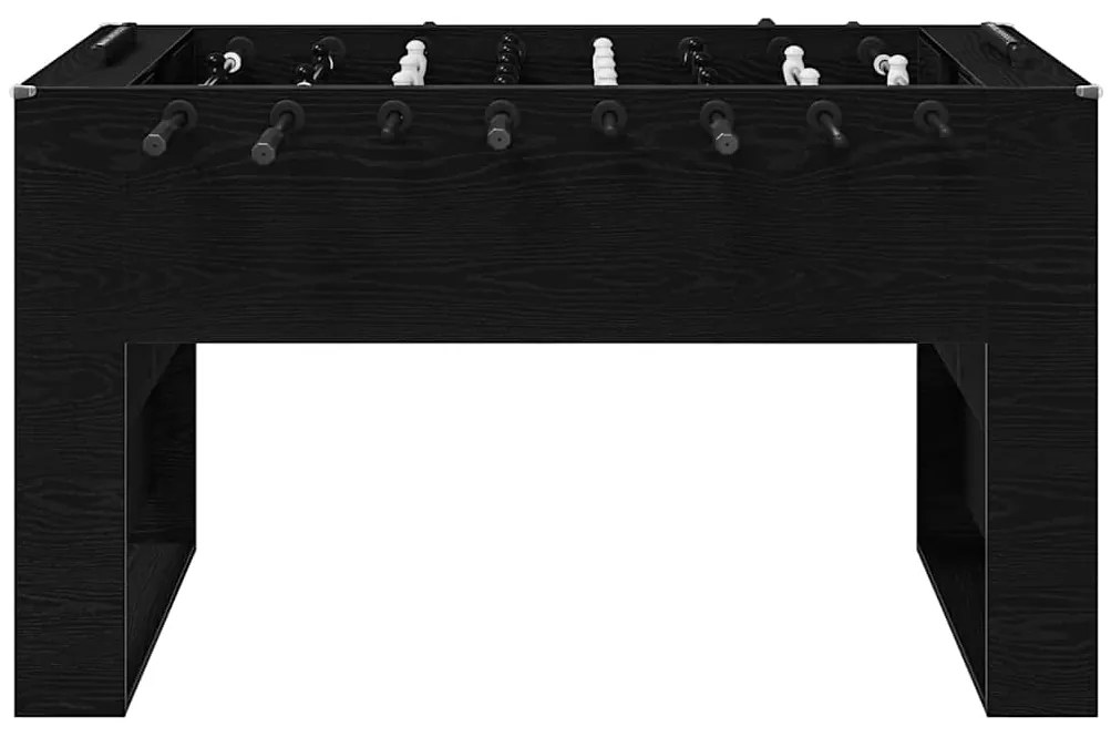 vidaXL Τραπέζι Ποδιού 2 pcs Μαύρη Οξυά 146,5 x 74 x 85 εκ.