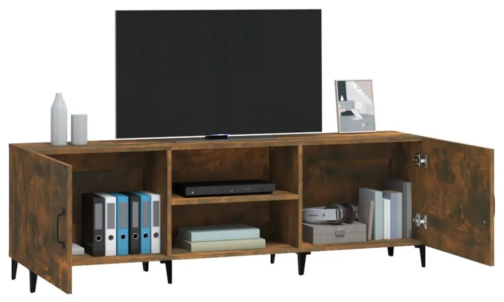vidaXL Έπιπλο Τηλεόρασης Καπνιστή Δρυς 150x30x50 εκ. Επεξ. Ξύλο