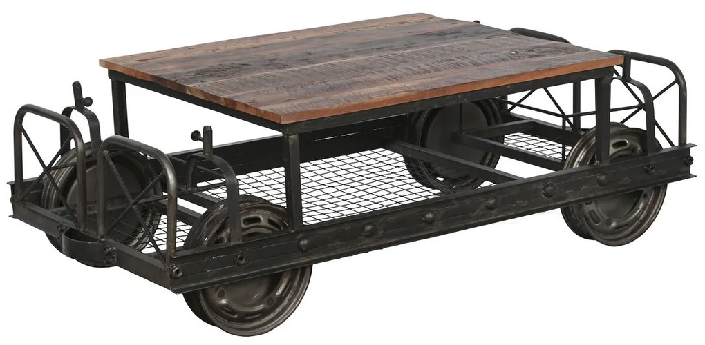 Τραπεζάκι Καφέ DKD Home Decor Μέταλλο 147 x 48 x 76 cm