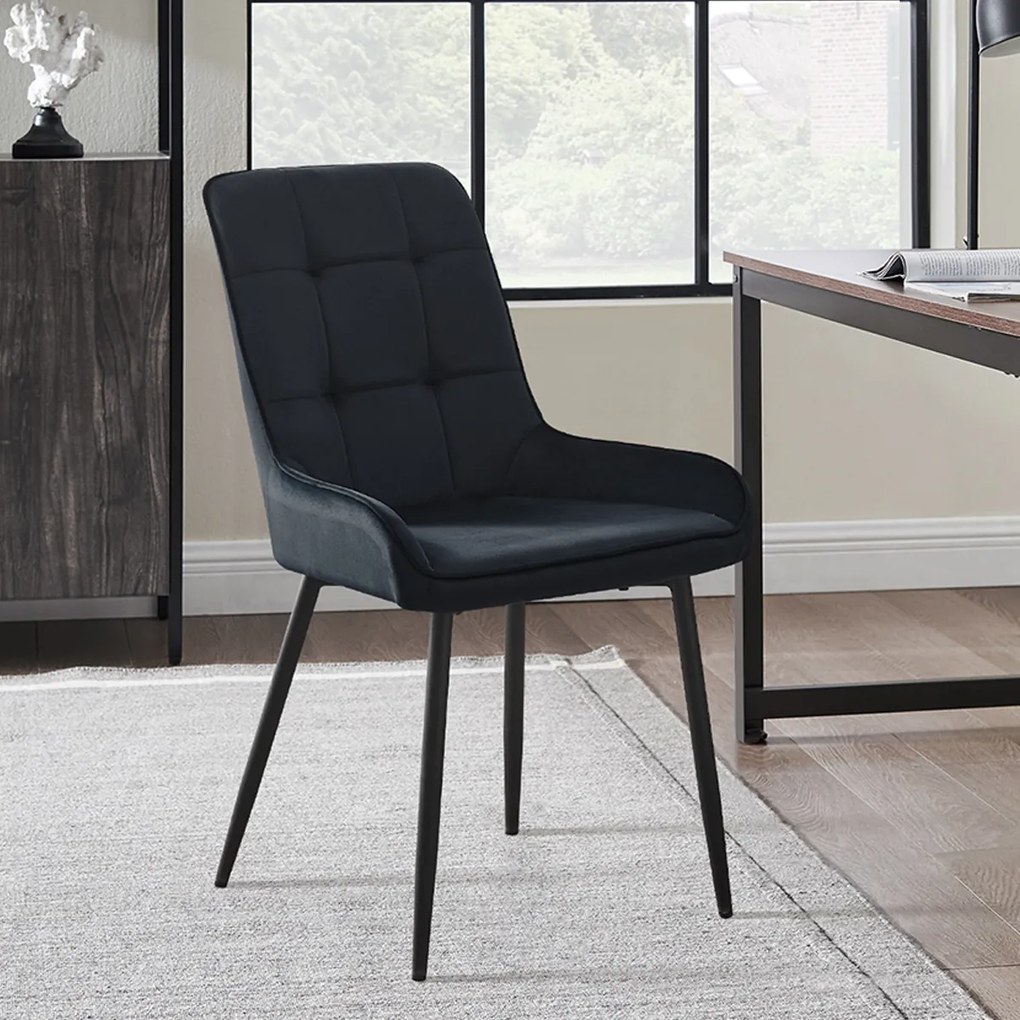 Καρέκλα Τραπεζαρίας (50x59.5x83) Spitishop Orlean Black