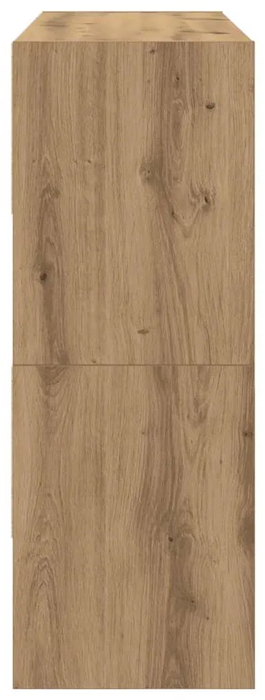 vidaXL Ράφια παπουτσιών 2 τμχ στοιβαζόμενα Artisan Oak 89,5x30x40 cm