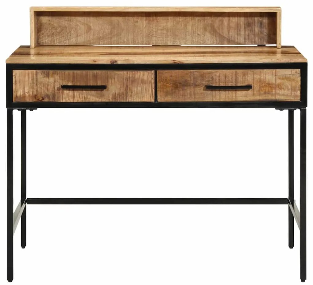 vidaXL Τραπέζι κονσόλας με συρτάρι Καφέ 100 x 55 x 89.5 εκ.