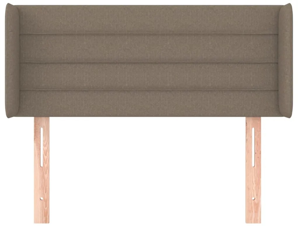 vidaXL Κεφαλάρι με Πτερύγια Taupe 83x16x78/88 εκ. Υφασμάτινο