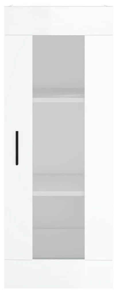 vidaXL Ντουλάπι Τοίχου Γυαλιστερό Λευκό 34,5 x 34 x 90 εκ.