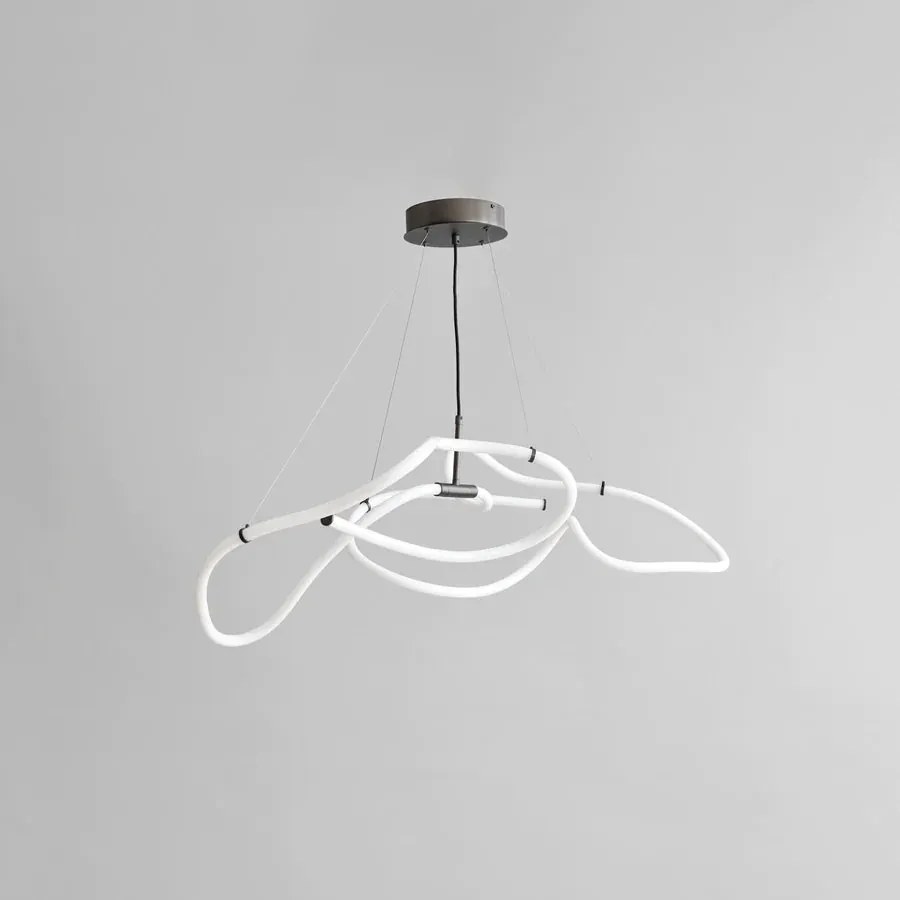 Φωτιστικό Οροφής Ghost Chandelier Mini - Ακρυλικό Ανοξείδωτο Ατσάλι H90 x W57 x L107 cm 101 COPENHAGEN