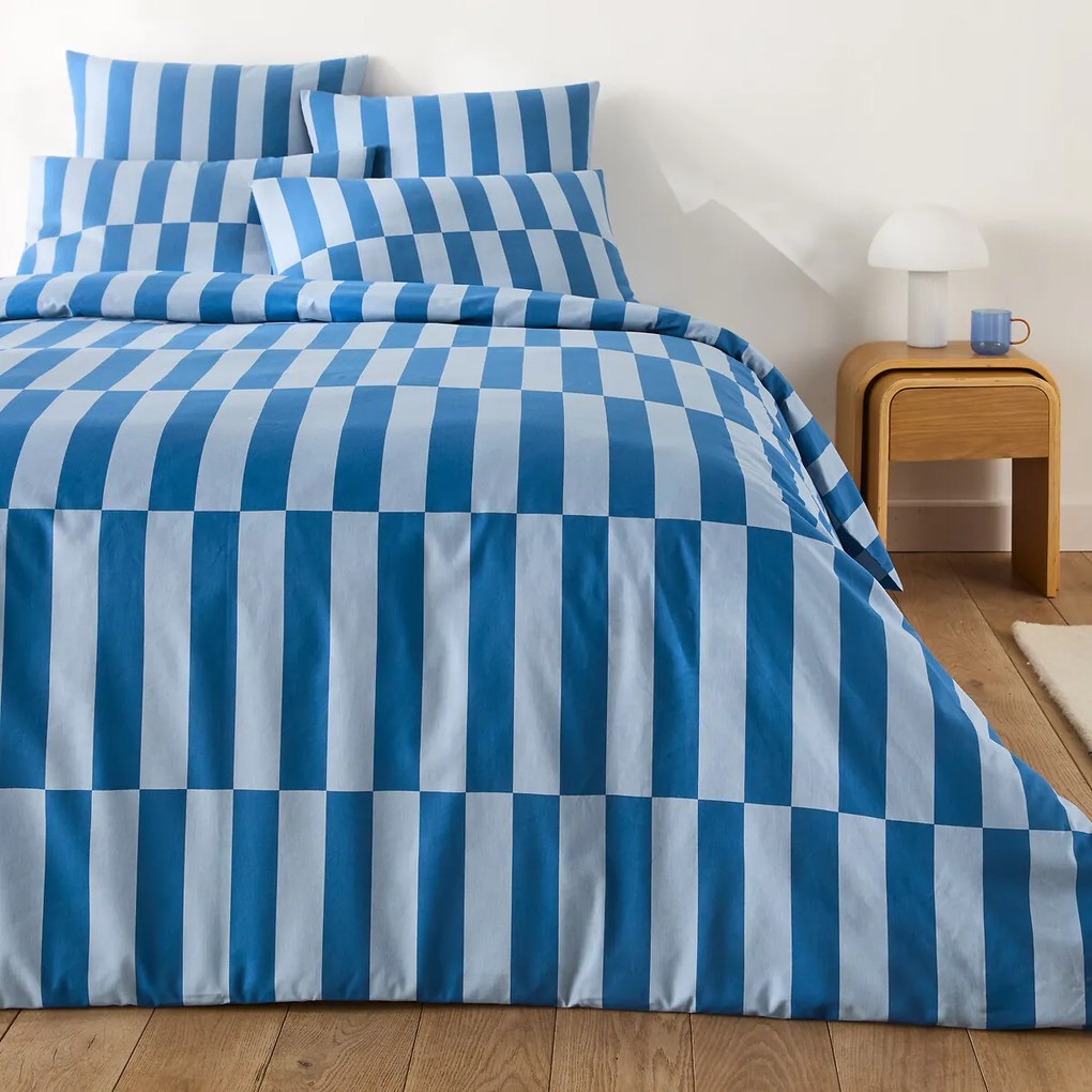 Μαξιλαρόθηκη από 50% ανακυκλωμένο βαμβάκι, Tabaka bleu