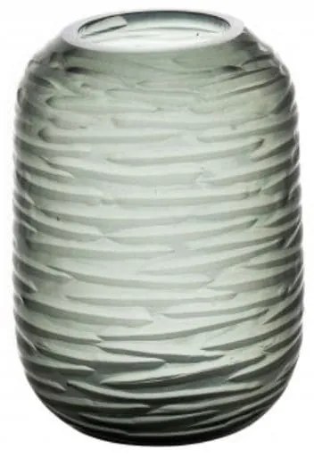 Vase DEKOCANDLE 14cm mouthblown with cutting DCGI-382-00GV