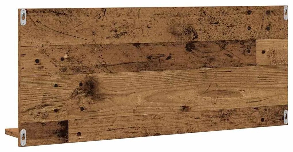 vidaXL Ράφι Καθρέφτη Παλιό Ξύλο 90 x 10.5 x 37 cm Επεξεργασμένο ξύλο