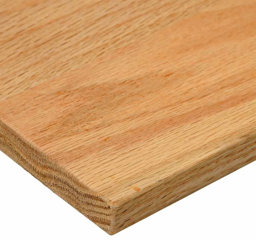 Πατάκια Σκάλας 8 τεμ. Ανοιχτό Καφέ 70x25x2 cm Ξύλο Δρυός - Καφέ