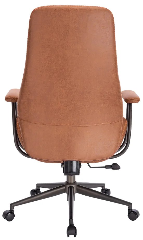 CLASS ΚΑΡΕΚΛΑ ΓΡΑΦΕΙΟΥ CAMEL GUNMETAL 71x64,5xH119,5cm - 25-0732