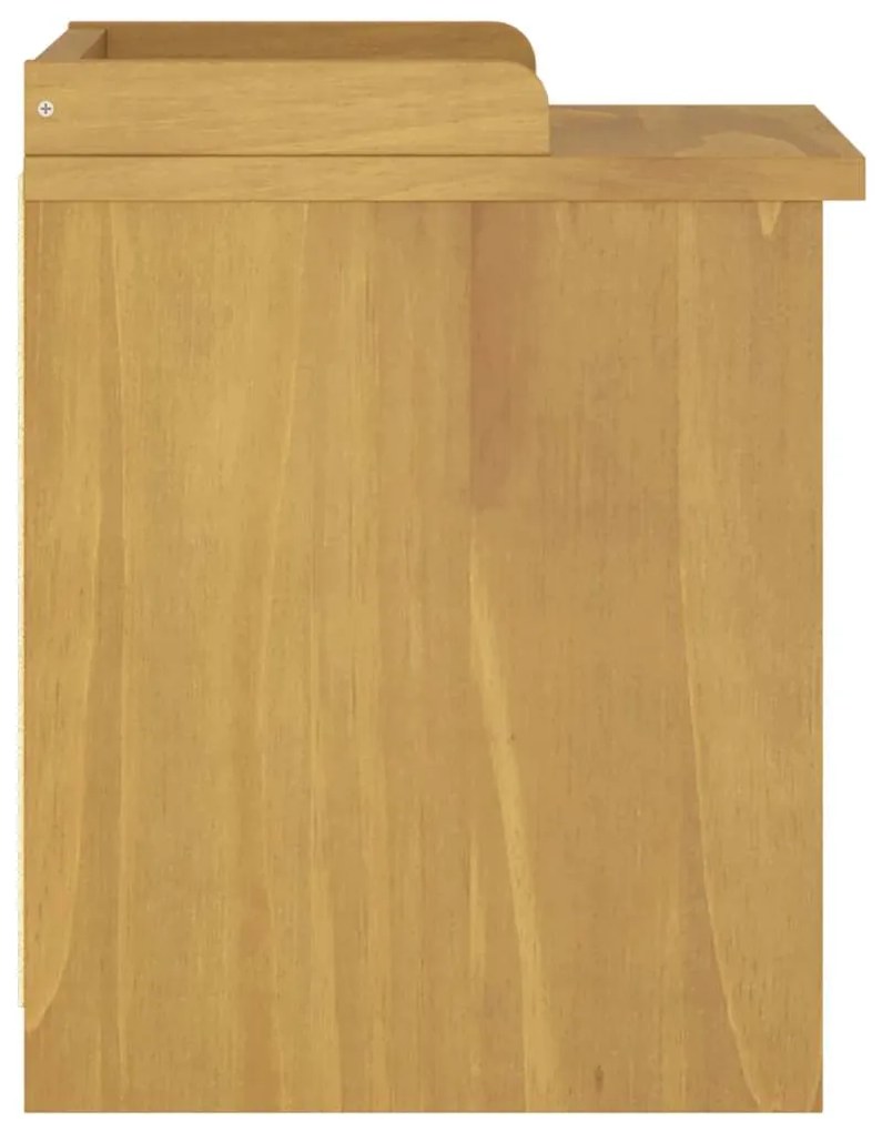 vidaXL Πάγκος διαδρόμου &quot;SANDNES&quot; 45x40x50 εκ.Πεύκο μασίφ ξύλο