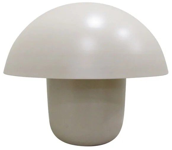 Φωτιστικό Επιτραπέζιο Mushroom Μεταλλικό Μπεζ 50x50x44εκ. - Μπεζ