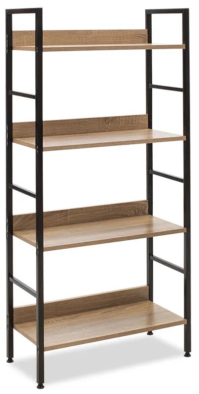 ΒΙΒΛΙΟΘΗΚΗ- ΡΑΦΙΕΡΑ RAMON PAKOWORLD ΦΥΣΙΚΟ-ΜΑΥΡΟ 60X28X125,5ΕΚ
