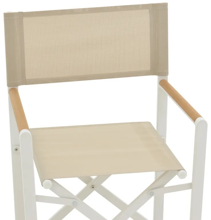 Τραπεζαρία Kliton - Mabu σετ 5τεμ pakoworld αλουμίνιο σε λευκή απόχρωση 80x80x74εκ