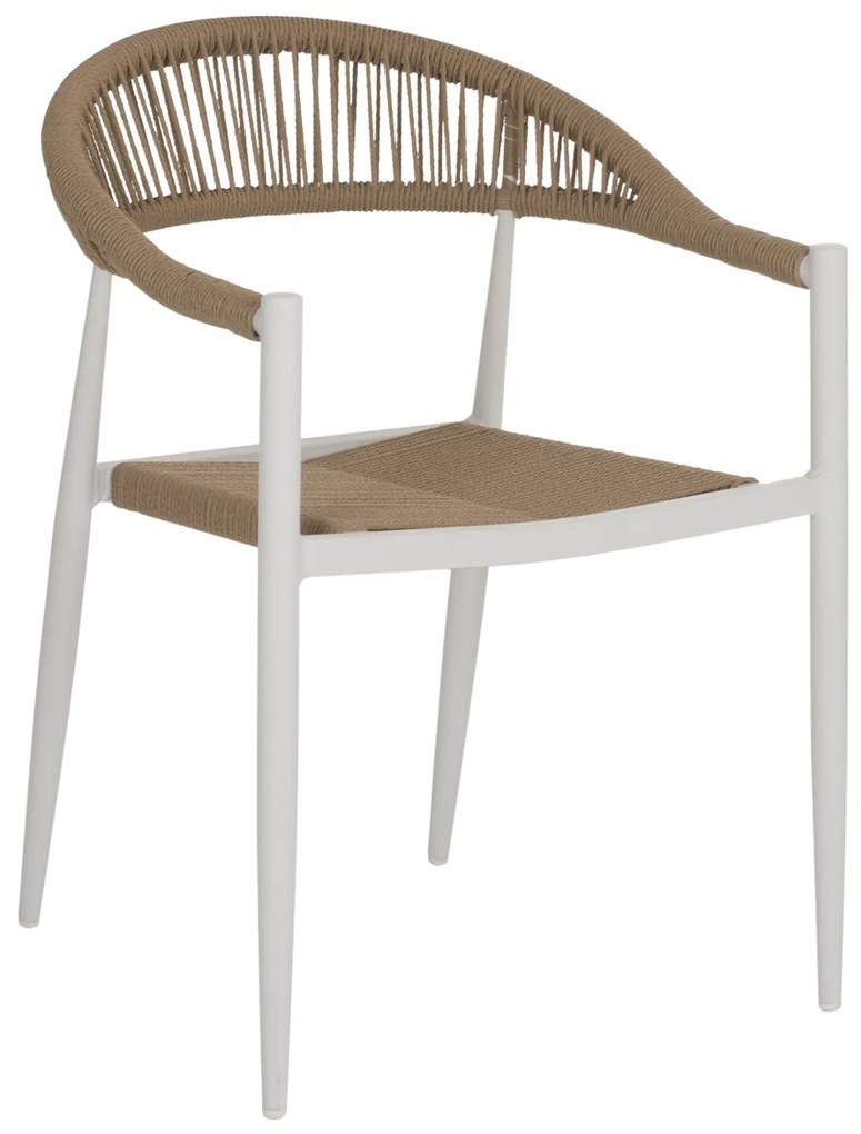 ΠΟΛΥΘΡΟΝΑ ΑΛΟΥΜΙΝΙΟΥ GRET HM5854.01 ΛΕΥΚΗ PE RATTAN ΜΠΕΖ 56x55,5x78Υεκ. (1 Τεμμάχια)
