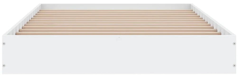 vidaXL Πλαίσιο Κρεβατιού Λευκό 100 x 200 εκ. Επεξεργ. Ξύλο