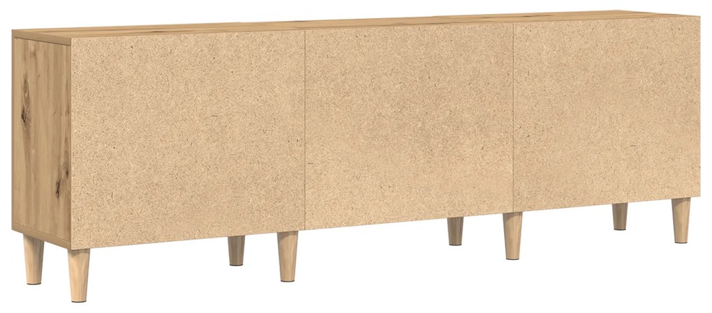 vidaXL Βάση τηλεόρασης σε Artisan Oak - 150x30x50 εκ - Κατασκευασμένη από τεχνικό ξύλο
