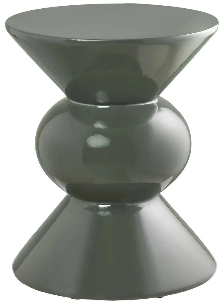 Βοηθητικό Τραπέζι Rosolina - Fiberglass Πράσινο ø34 x H41 cm HOUSE NORDIC