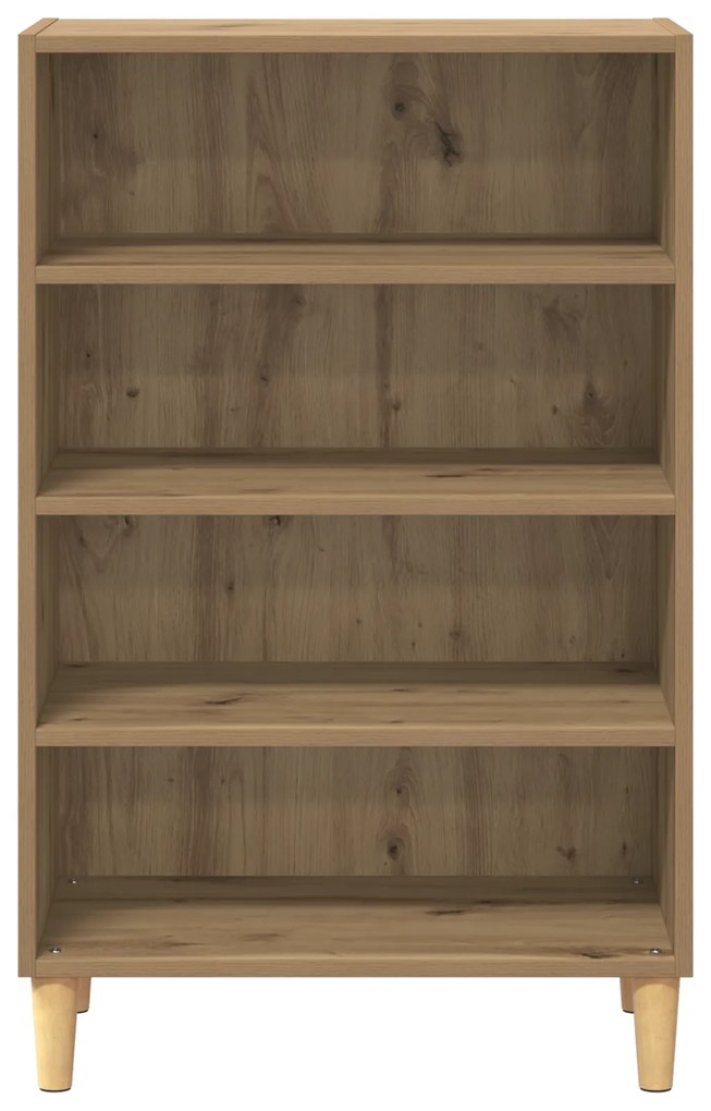 vidaXL Πλαϊνό γραφείο artisan δρυς 57 x 35 x 90 εκ Επεξεργασμένο ξύλο