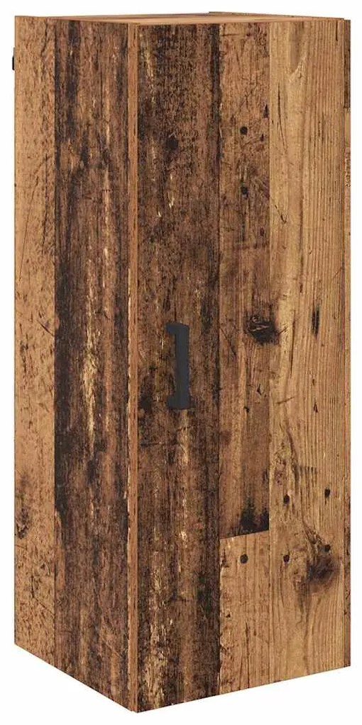 vidaXL Highboard Παλιό Ξύλο 69,5 x 34 x 180 εκ. Επεξεργασμένο ξύλο