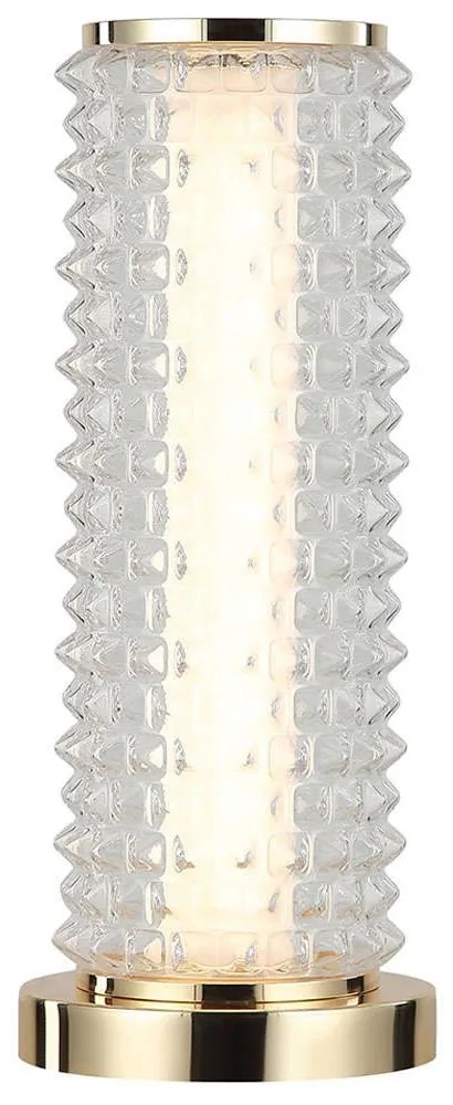 Φωτιστικό Επιτραπέζιο Irma 4294800 Φ18x44cm Led 1600lm 19W 3000K Clear-Gold