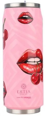 Estia Θερμός Travel Cup Save The Aegean 500ml Blush Pop 01-31312