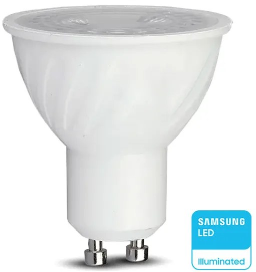 V-TAC Σποτ LED GU10 6W 230V 445lm 110° IP20 Samsung Chip Ζεστό Λευκό 21192