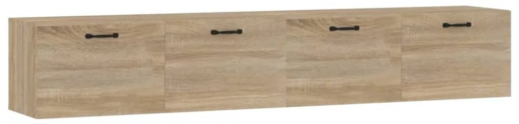 vidaXL Ντουλάπια Τοίχου 2 τεμ. Sonoma Δρυς 100x36,5x35 εκ. Επεξ. Ξύλο