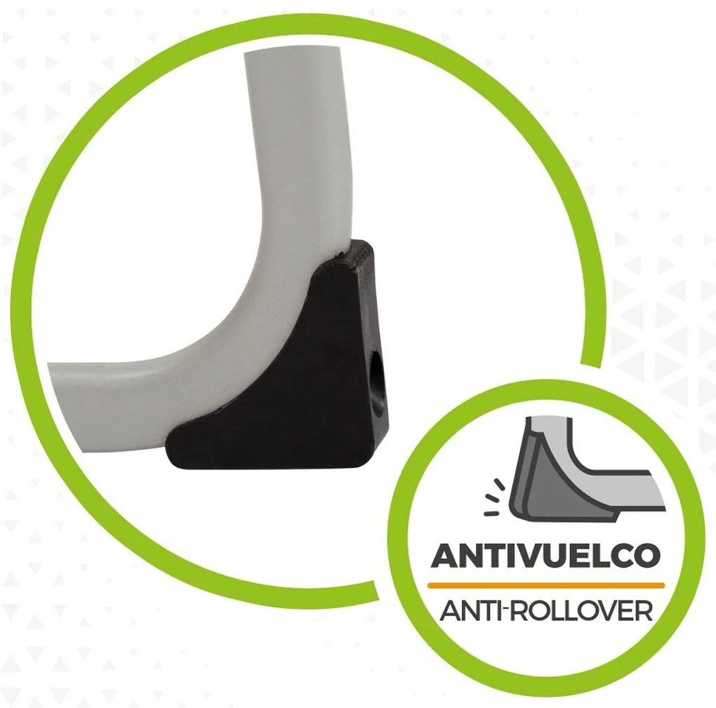 Πτυσσομενο τραπεζακι Aktive Λευκό 80 x 70 x 60 cm (4 Μονάδες)