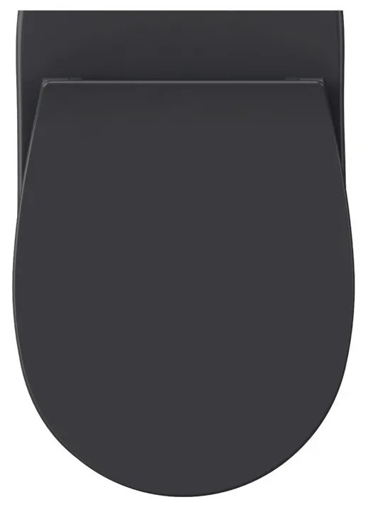 Bianco Ceramica MS38C-421 Anthracite Matt Κάλυμμα Βακελίτη Slim Soft Close MS38C-421