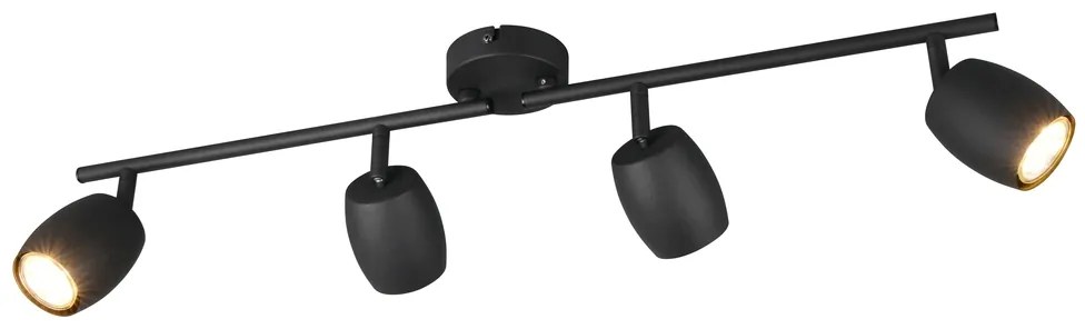 Φωτιστικό Σποτ Reality Lighting -RL NANCY R86264032 Μαύρο Ματ (Black Mat)