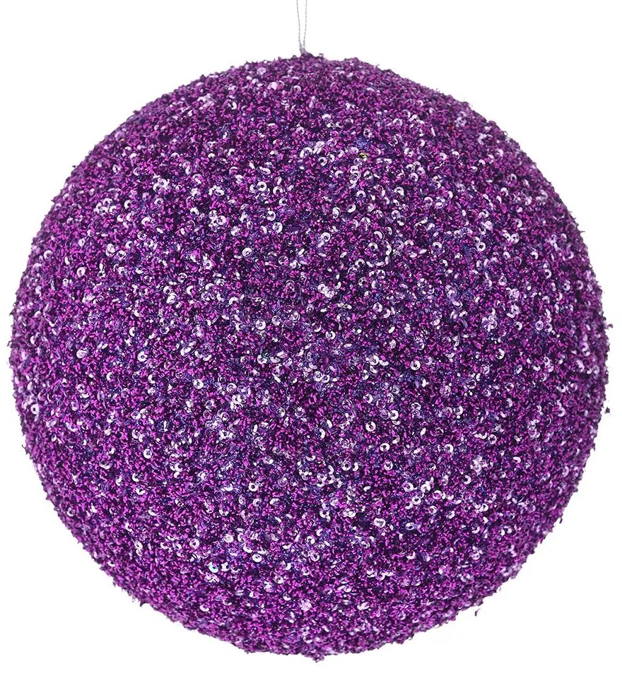 Μπάλα Polyfoam Μωβ Glitter 20εκ. iliadis 83550