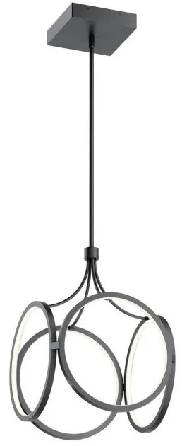 Κρεμαστό Φωτιστικό Οροφής LED 45W Ciri Quintiesse Elstead Lighting-QN-CIRI-P-MBK-Μαύρο QN-CIRI-P-MBK
