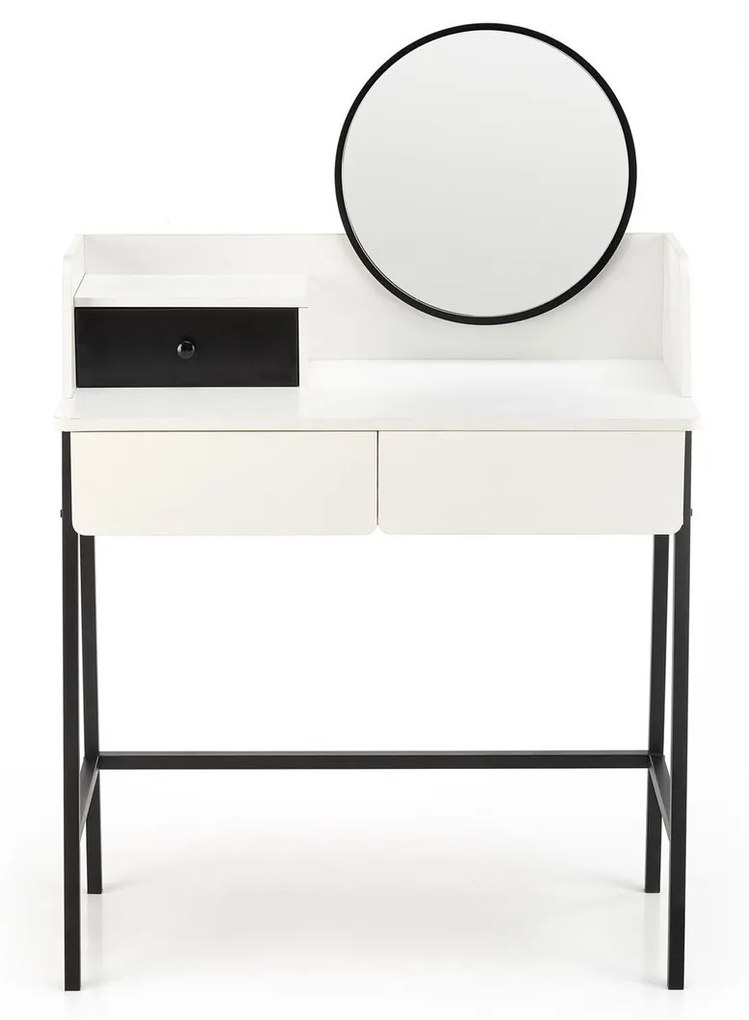 Τουαλέτα Houston 1460, Μαύρο, Άσπρο, 120x80x42cm, 24 kg, Με συρτάρια | Epipla1.gr
